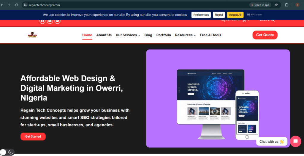 beginner web design practice projects