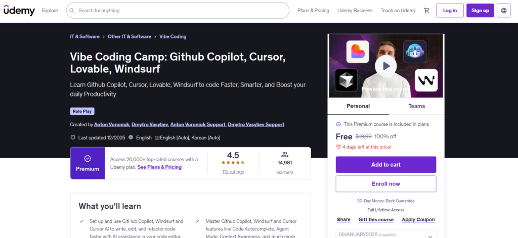 online skill courses from Udemy