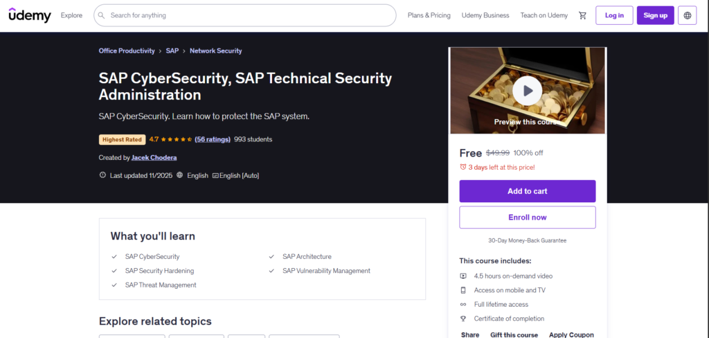 Udemy IT and tech-free courses