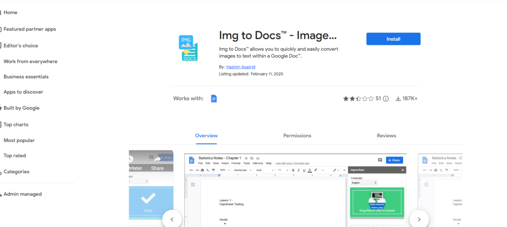 Google Drive OCR