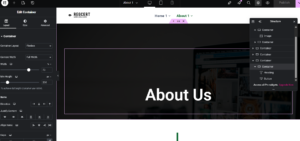 How to design a website about us page on WordPress using Elementor
