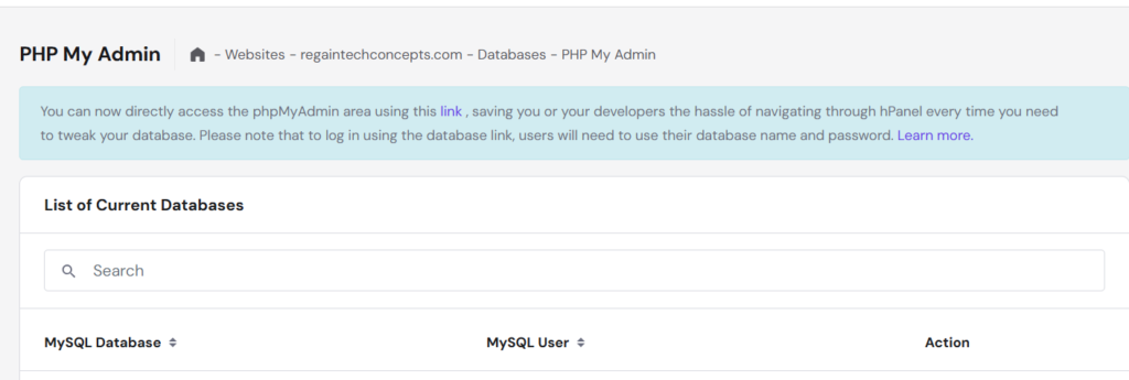 Reset WordPress database manually in phpMyAdmin