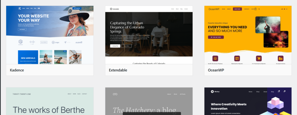 best WordPress theme for beginners plugin compatibility dashboard