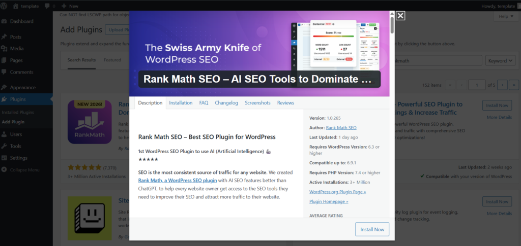 How to install Rank Math SEO Plugin & Setup
